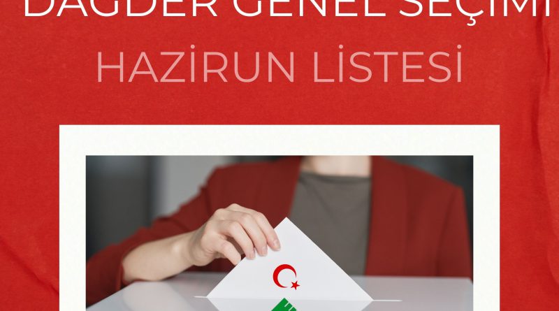 11 MAYIS 2025 DAĞDER OLAĞAN GENEL KURULU